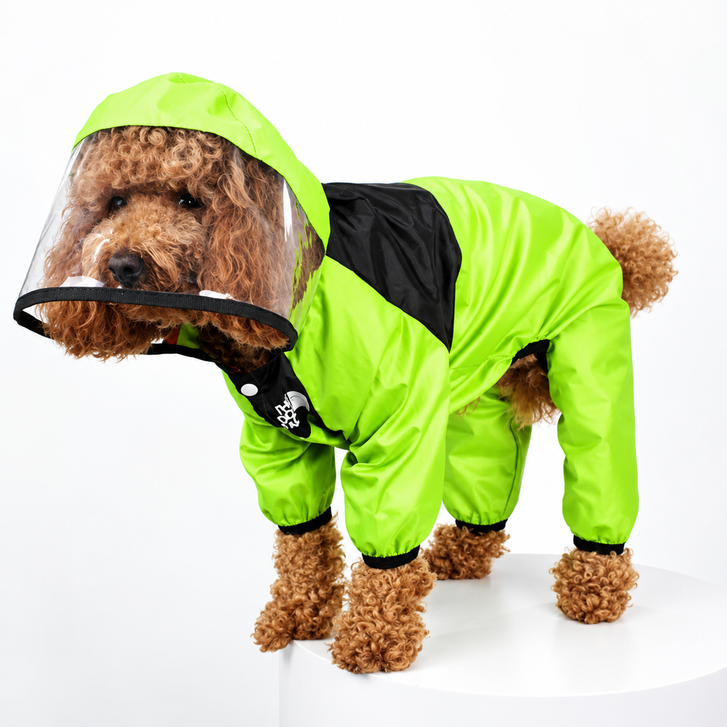 Capa de Chuva Impermeável para Cachorros - TheDogFace