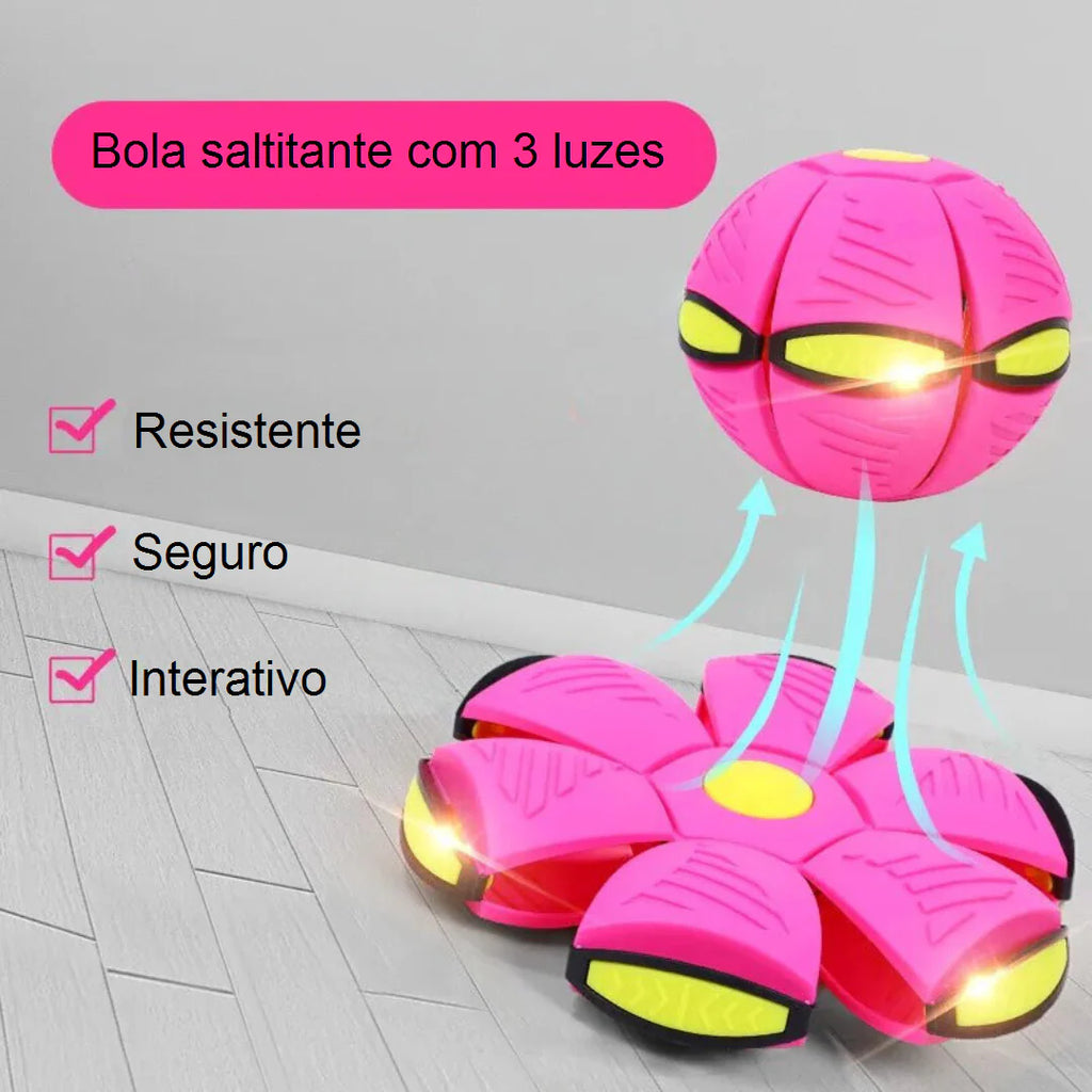Bola Mágica Interativa com Luzes para Pets – Diversão Sem Fim