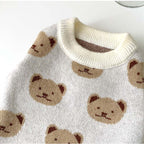 Suéter Pet de Algodão - CuteTeddy™ Azul e Branco