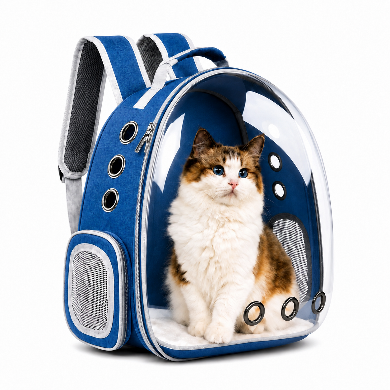 Mochila de Transporte Pet Visão Panorâmica Astronauta para Cachorro e Gato