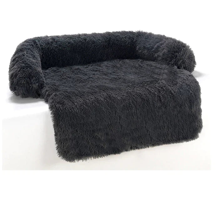 Cama Sofá de Pelúcia Lavável  para Cachorro e Gato Médio CozyNest™