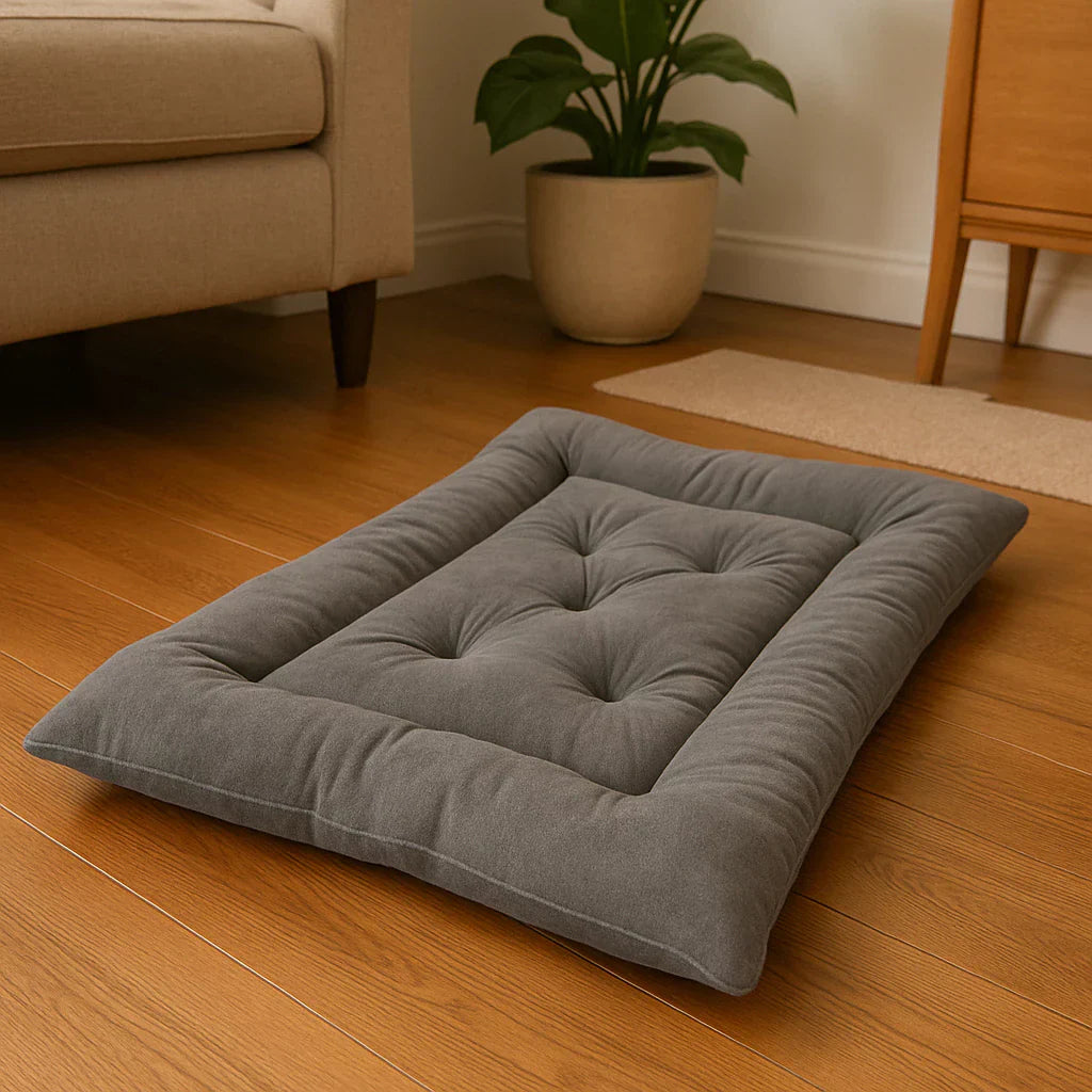 Colchão Pet Luxo com Capitonê  – Conforto Macio e Sofisticação em Várias Cores