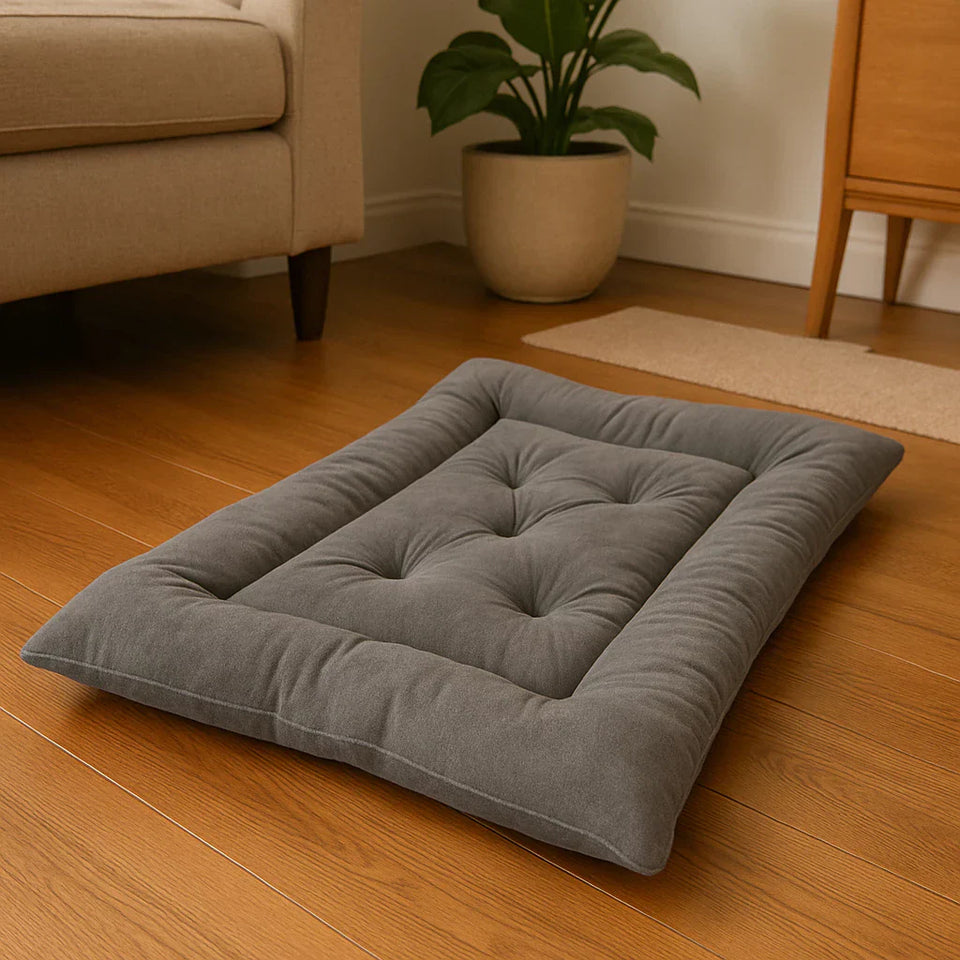 Colchão Pet Luxo com Capitonê  – Conforto Macio e Sofisticação em Várias Cores