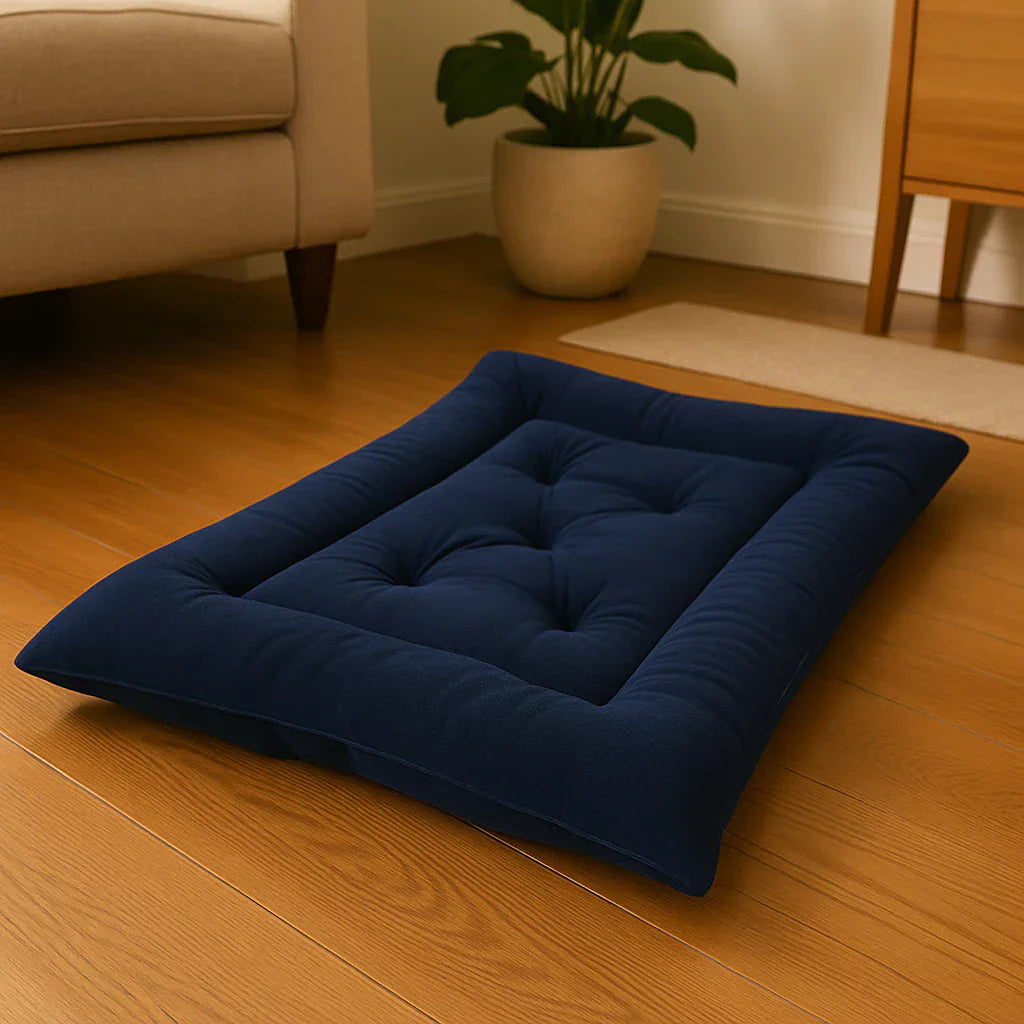 Colchão Pet Luxo com Capitonê  – Conforto Macio e Sofisticação em Várias Cores