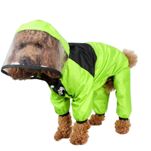 Capa de Chuva Impermeável para Cachorros - TheDogFace
