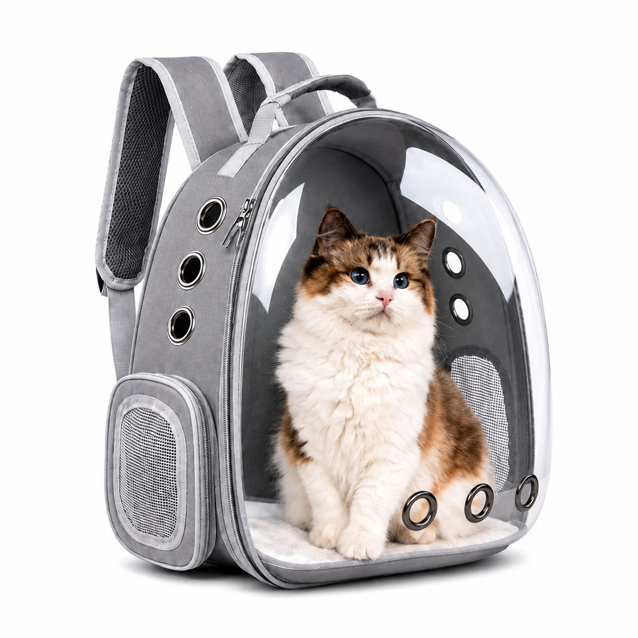 Mochila de Transporte Pet Visão Panorâmica Astronauta para Cachorro e Gato