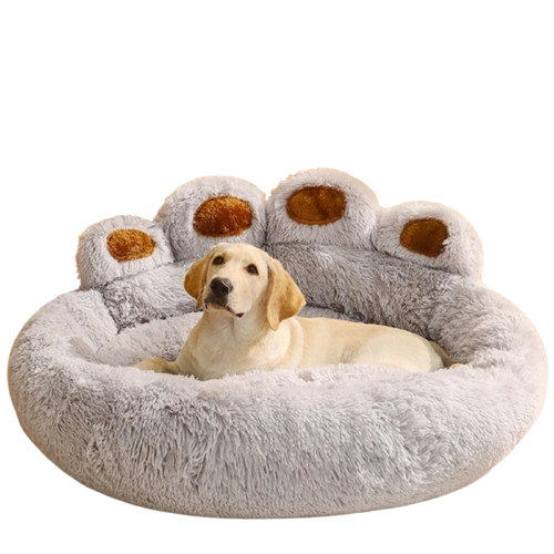 Cama Anti Ansiedade em Formato de Pata para Cachorro e Gato - Pet Pawzy™