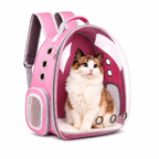 Mochila de Transporte Pet Visão Panorâmica Astronauta para Cachorro e Gato