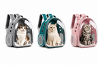 Mochila de Transporte Pet Visão Panorâmica Astronauta para Cachorro e Gato