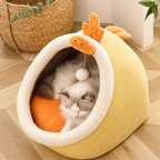 Cama Toca Ursinho para Gatos em Pelúcia