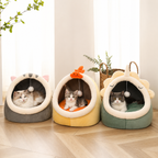 Cama Toca Ursinho para Gatos em Pelúcia