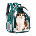 Mochila de Transporte Pet Visão Panorâmica Astronauta para Cachorro e Gato